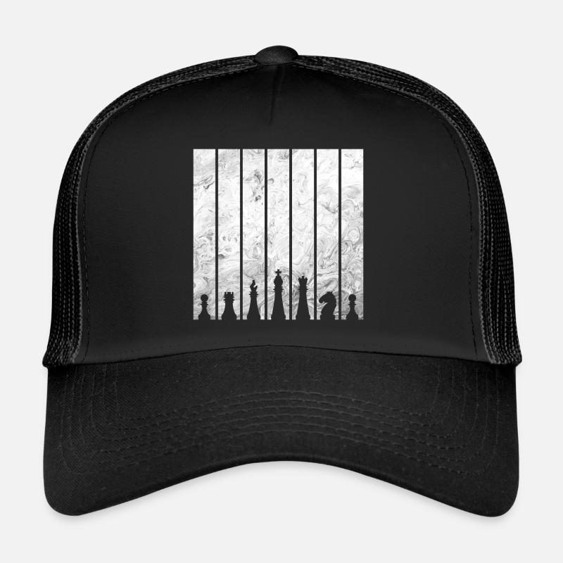 ÉCHECS PIONS D’ÉCHECS Casquette trucker 