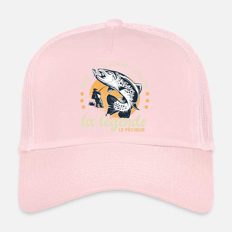 papy homme mythe légende pêche cadeau papi pêcheur Casquette trucker 