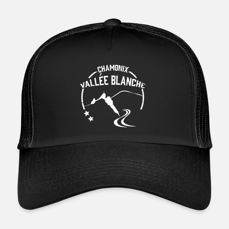 Chamonix Vallée blanche vintage Casquette trucker 