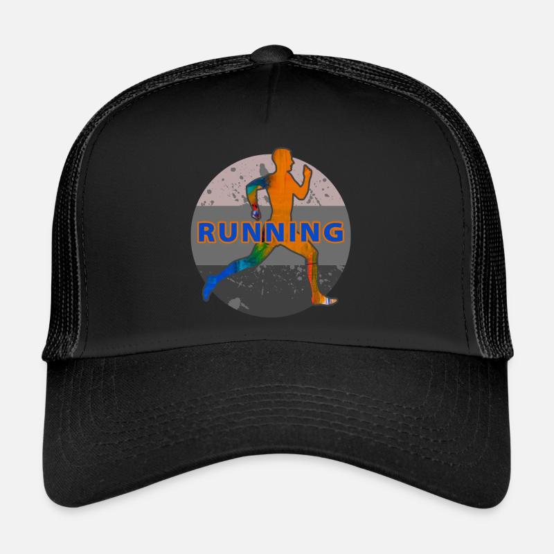Running Running Free Time Gift Runner Trucker Cap