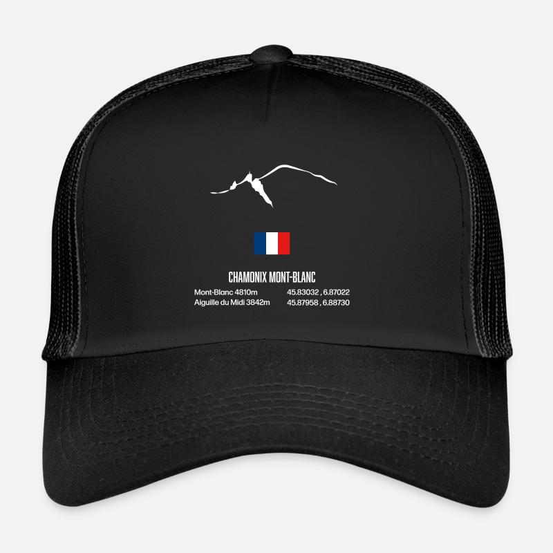 montagne aiguille midi drapeau leewarddesign Casquette trucker 