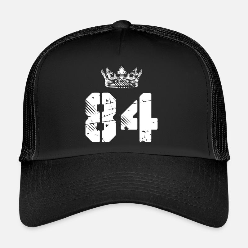 84 Couronne numérique Casquette trucker 
