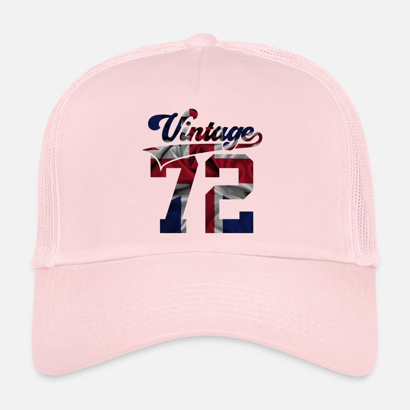 54E ANNIVERSAIRE AU ROYAUME-UNI MILLÉSIME 1972 Casquette trucker 