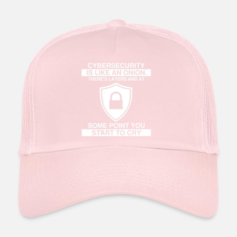 Conception de cybersécurité pour la sécurité informatique et les pirates informatiques Casquette trucker 