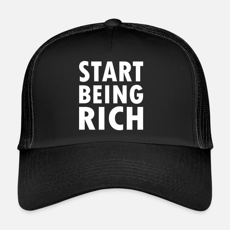 Start being rich Casquette trucker 