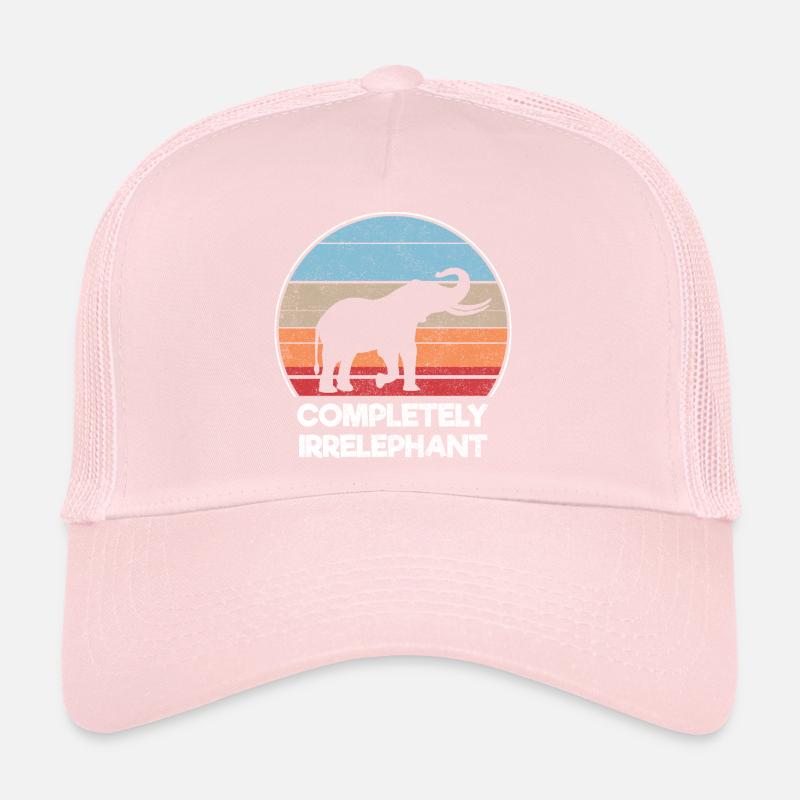 Completely Irrelephant Completely Irrelevant Elephant Trucker Cap
