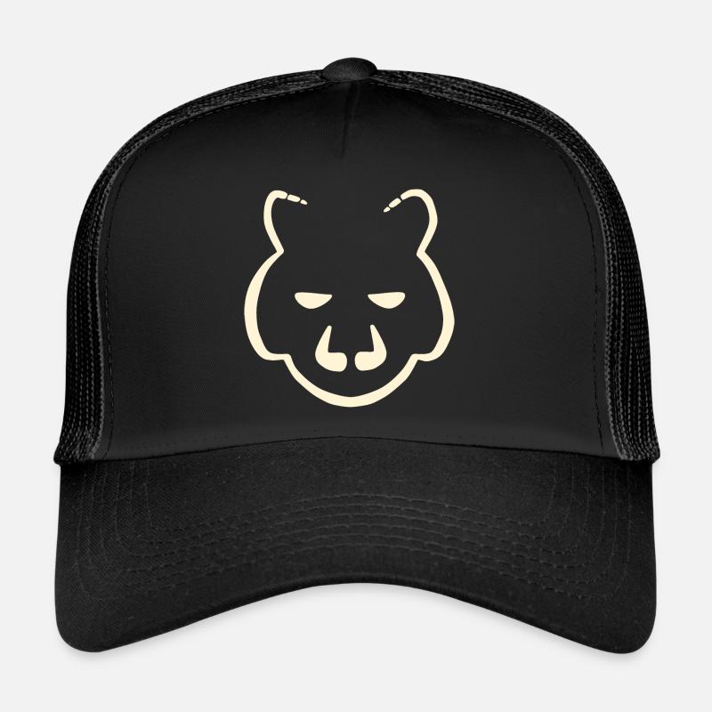 Cougar gaze - Trucker Cap - black/black