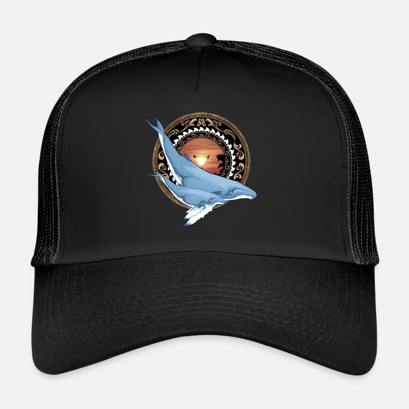 Baleine à bosse hawaïenne Casquette trucker 