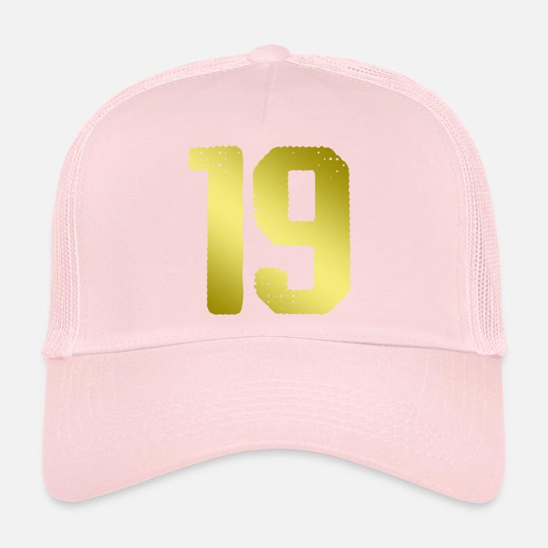 Maillot 19 Numéro Casquette trucker 