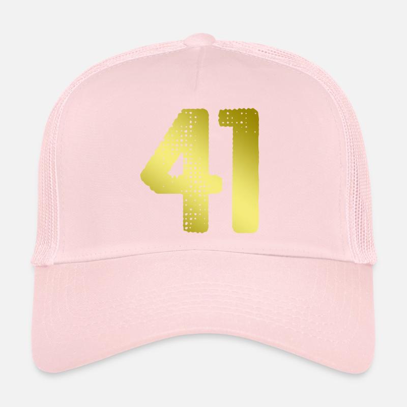 41 Maillot numéro Casquette trucker 