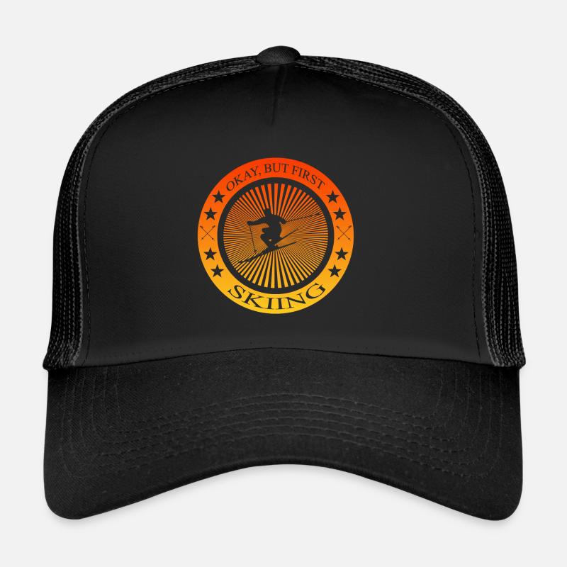 Skifahrer Spruch Ski Trucker Cap