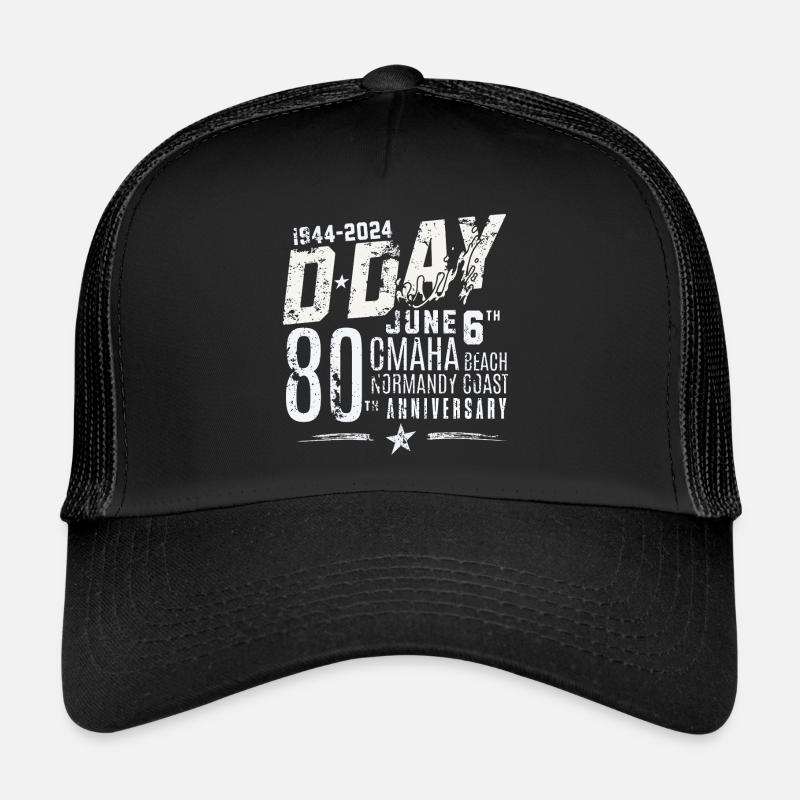 D Day Omaha Beach 80th 2024 Trucker Cap