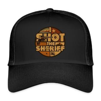 Rebel Rastafari - Trucker Cap - black/black - Front