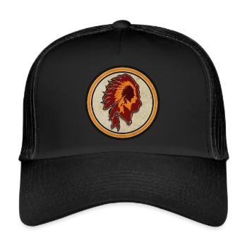 Native American Soul - Trucker Cap - black/black - Front
