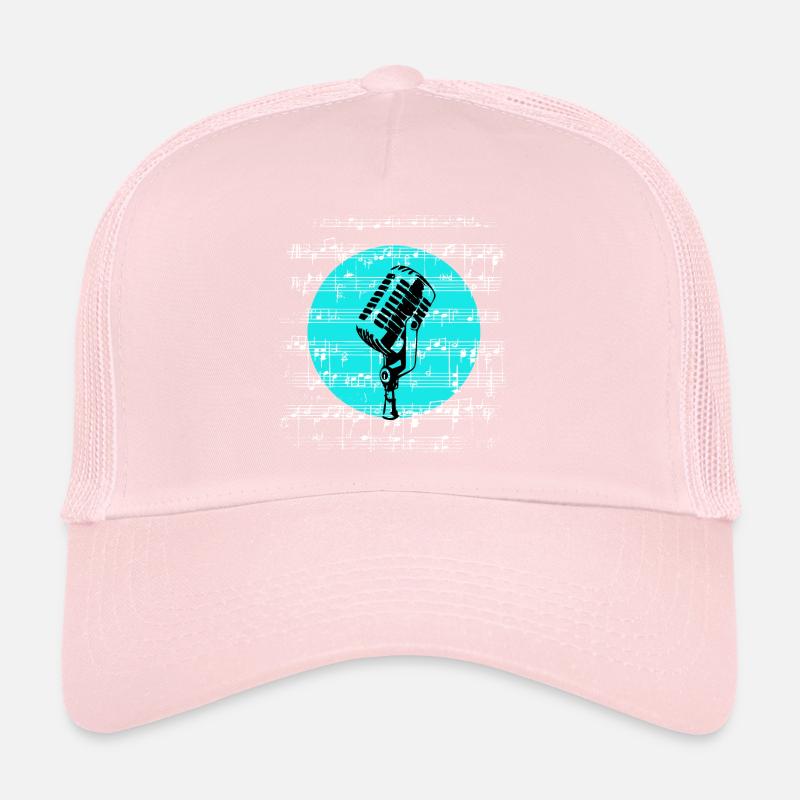 Microphone Casquette trucker 