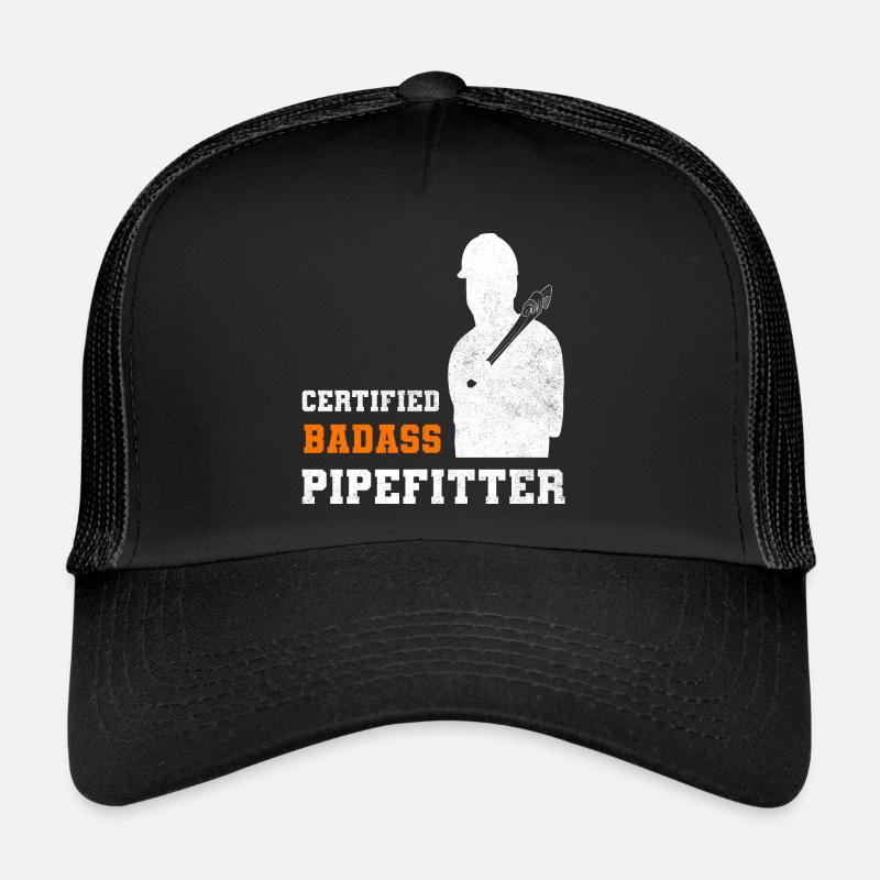Lustige Pipefitter Dampfer Trucker Cap