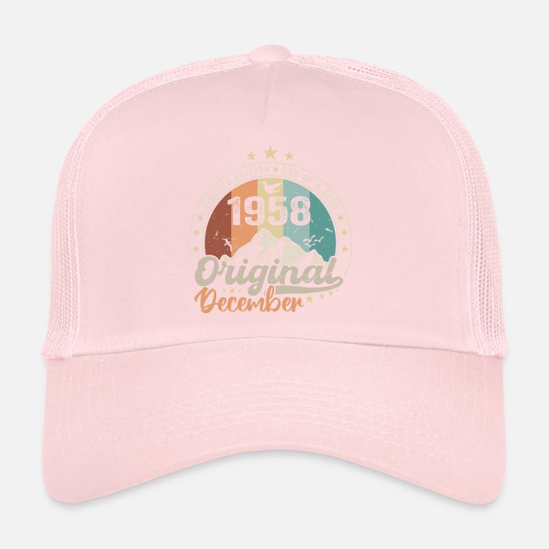Dezember 1958 Geburtstagsgeschenk - Dezember 1958 Trucker Cap