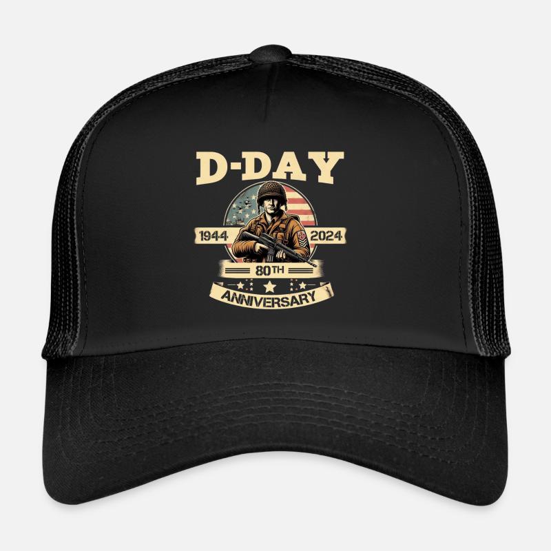 D-DAY 80 th ANNIVERSARY Trucker Cap