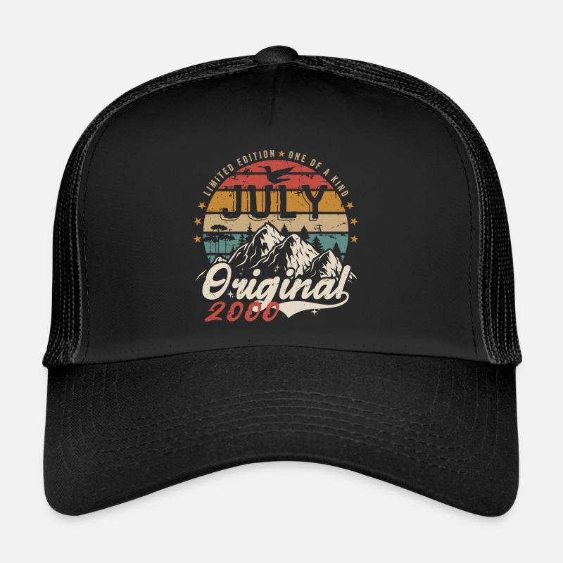 Juillet 2000 | Original Anniversaire Juillet 2000 Casquette trucker 