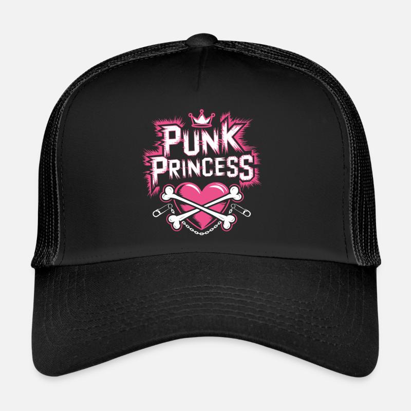 Femme Punk Princesse Rockeuse Punk Casquette trucker 