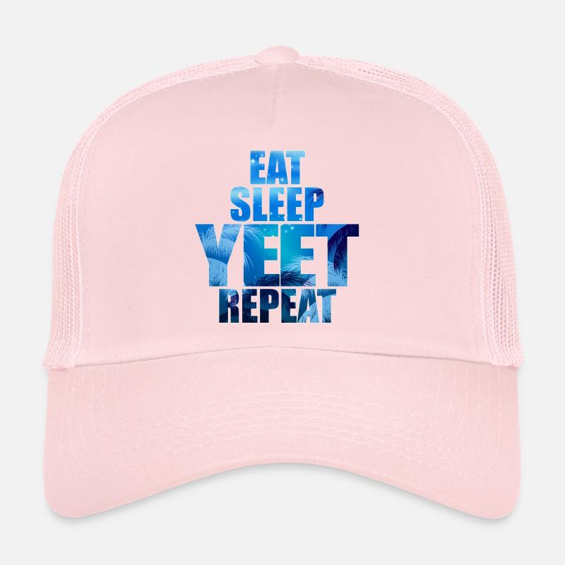 Essen Schlaf Yeet Wiederholen Trucker Cap