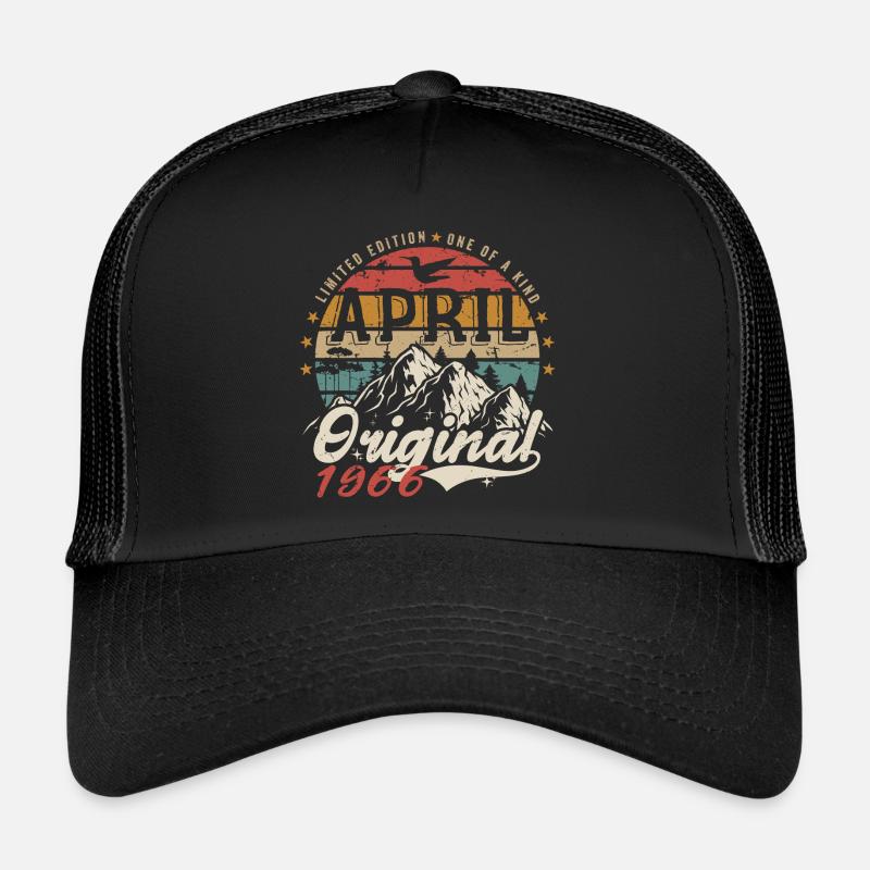 Avril 1966 | Anniversaire avril 1966 April 1966 Casquette trucker 