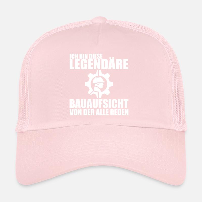 Bauleitung Baustelle Bauleiter Bauaufsicht Trucker Cap
