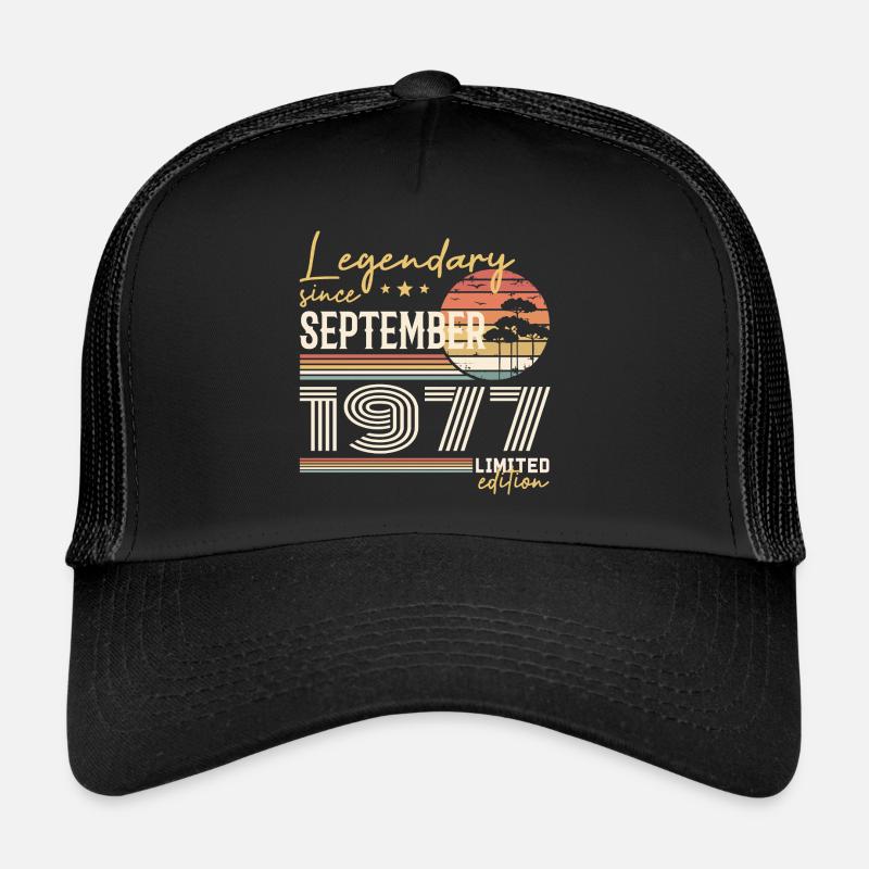 September 1977 Born in September 1977 September 1977 Trucker Cap