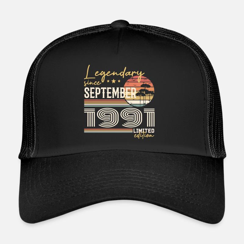 September 1991 Geboren im September 1991 September 1991 Trucker Cap
