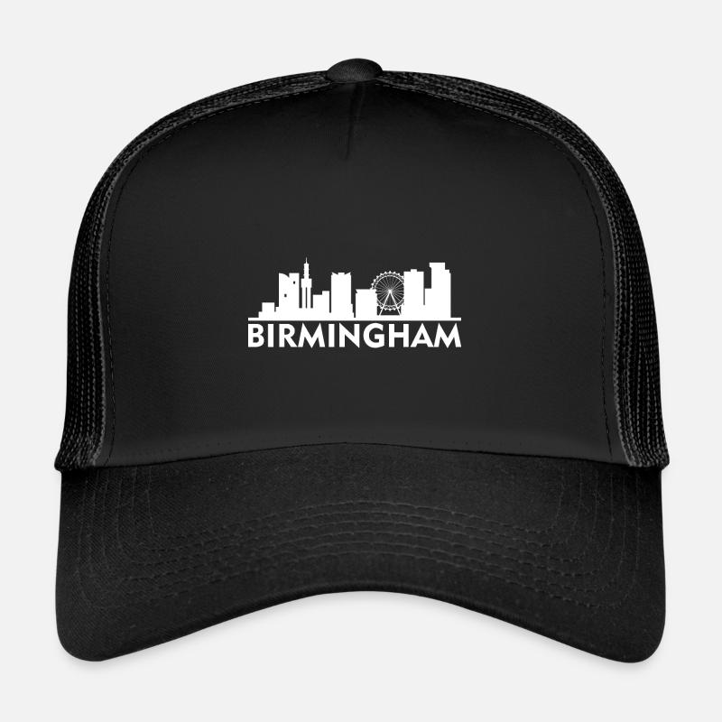 Birmingham England skyline gift idea UK Trucker Cap