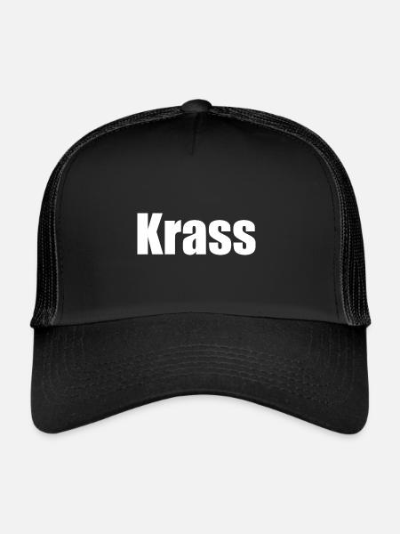 Krass - Trucker Cap - Schwarz/Schwarz