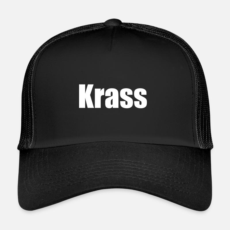 Krass - Trucker Cap - Schwarz/Schwarz