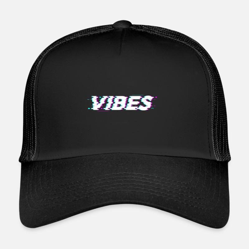 VIBES 2.0 - Trucker Cap - Schwarz/Schwarz