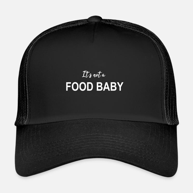 Ce n'est pas un bébé de manger une mère enceinte - Casquette trucker  - noir/noir