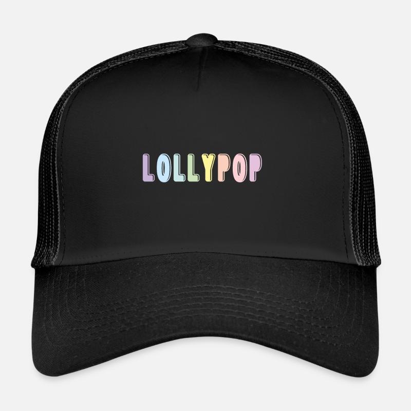 Lollypop - Trucker Cap - black/black