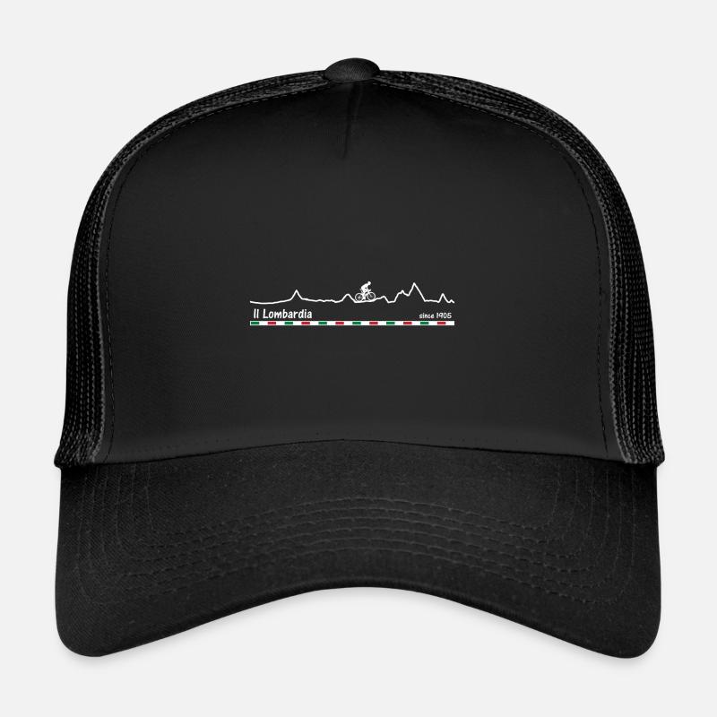 Lombardei Rundfahrt - Trucker Cap - Schwarz/Schwarz