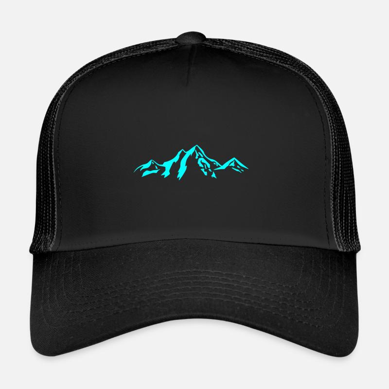 Mountain scenery / Mountains blue Trucker Cap