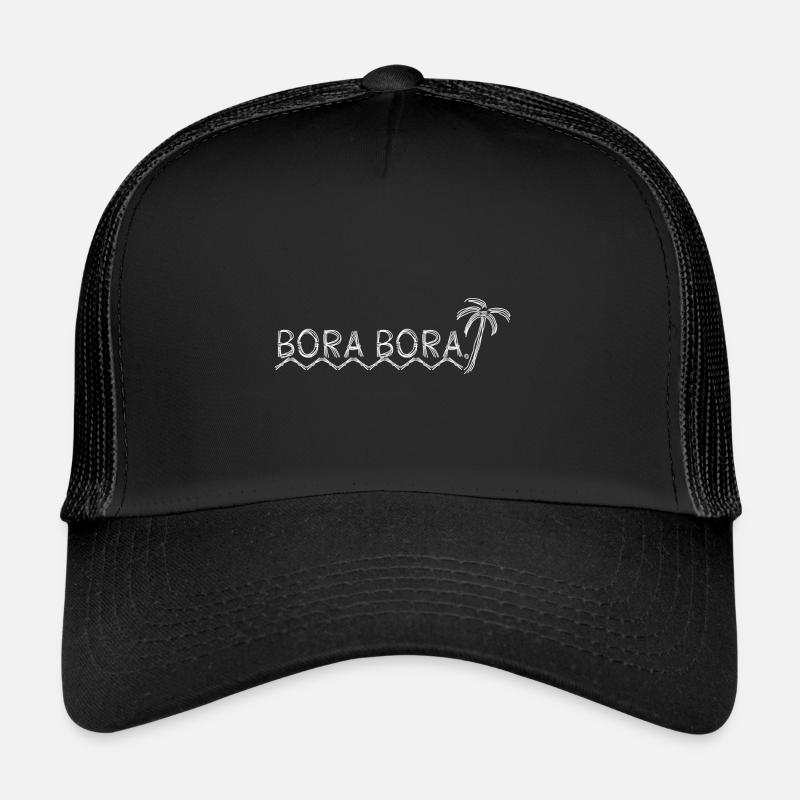 Bora Bora - Casquette trucker  - noir/noir