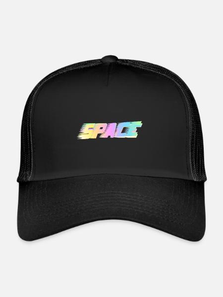 Space - Trucker Cap - Schwarz/Schwarz