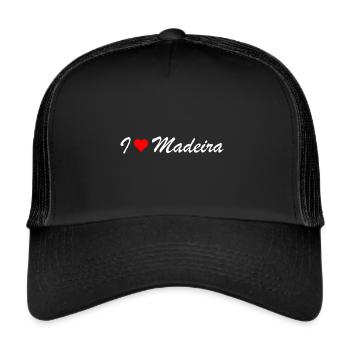 Madère - Casquette trucker  - noir/noir - Devant