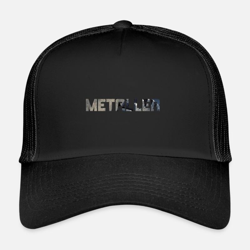 metaller - Trucker Cap - black/black