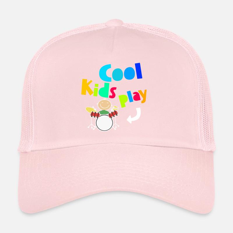Cool Kids Play Drum Drumsticks Batteur Casquette trucker 