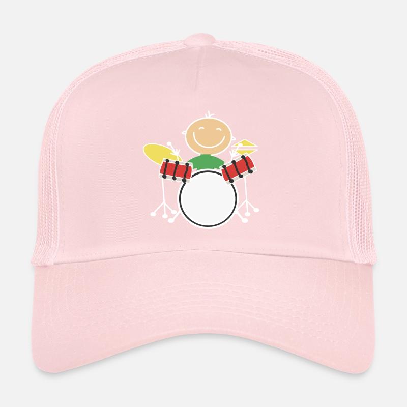 Enfants jouer de la batterie pilons batteur Casquette trucker 