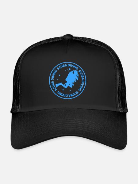 scuba diving - Trucker Cap - black/black