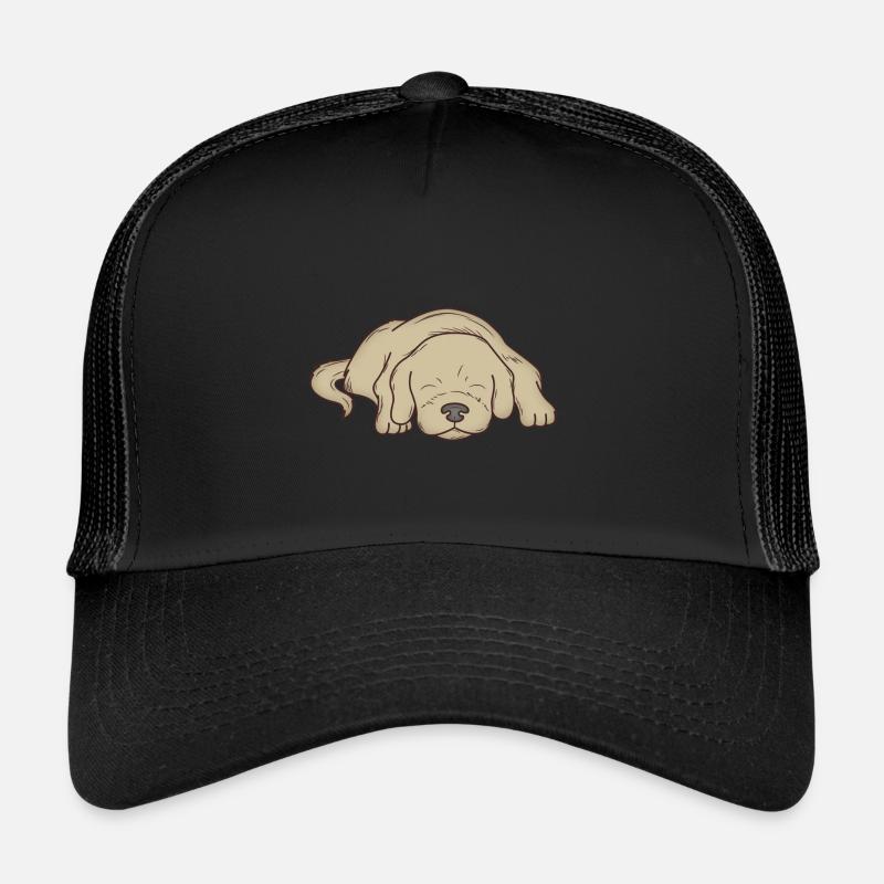 Sleeping dog - Trucker Cap - black/black