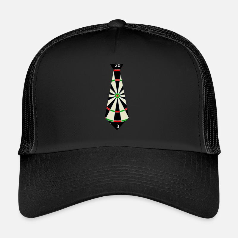 Dart Krawatte - Dartboard, Dartscheibe, Geschenk Trucker Cap