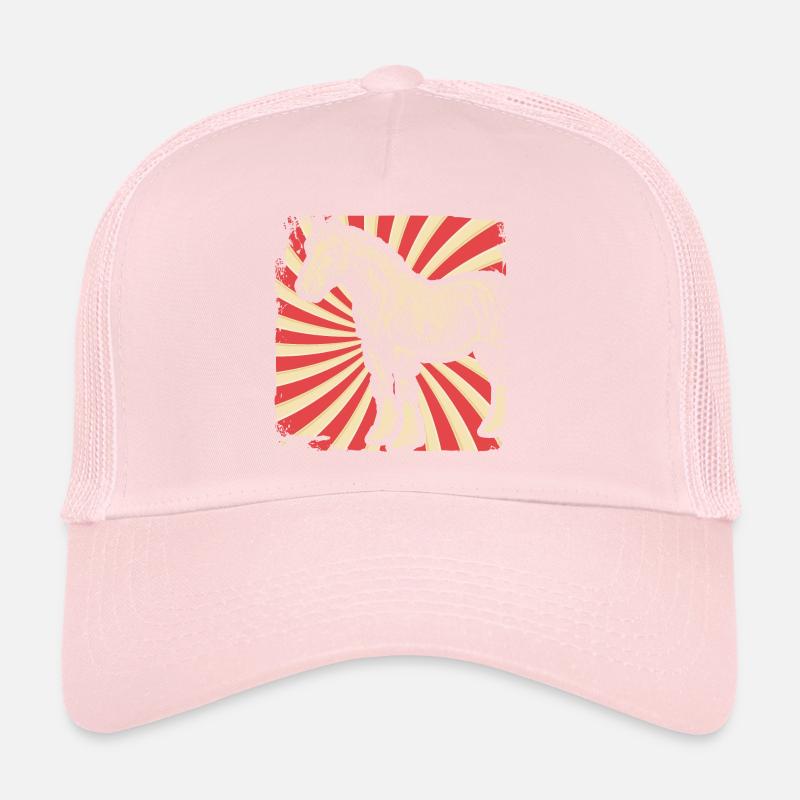 Cheval race Clydesdale Casquette trucker 