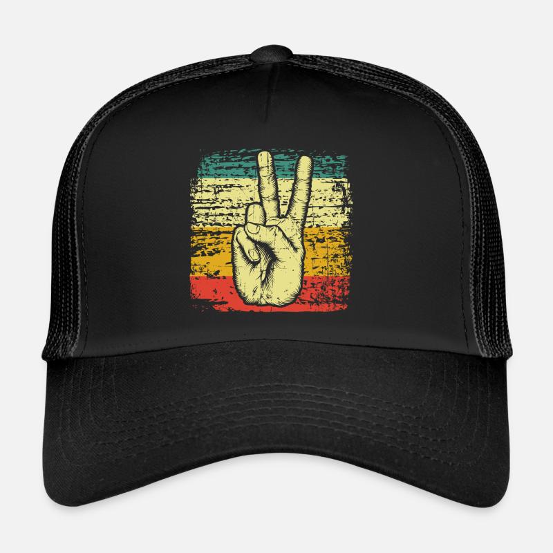 Paix Peace Casquette trucker 
