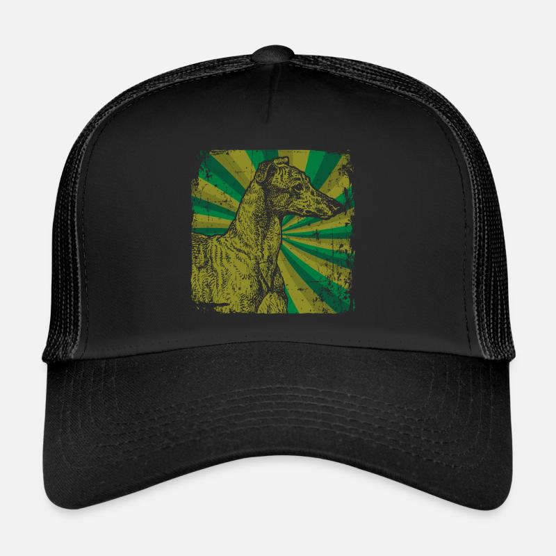 Windhund - Trucker Cap - Schwarz/Schwarz