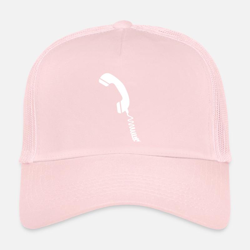 Telefon Telefonhörer Schnurtelefon Retro Geschenk Trucker Cap